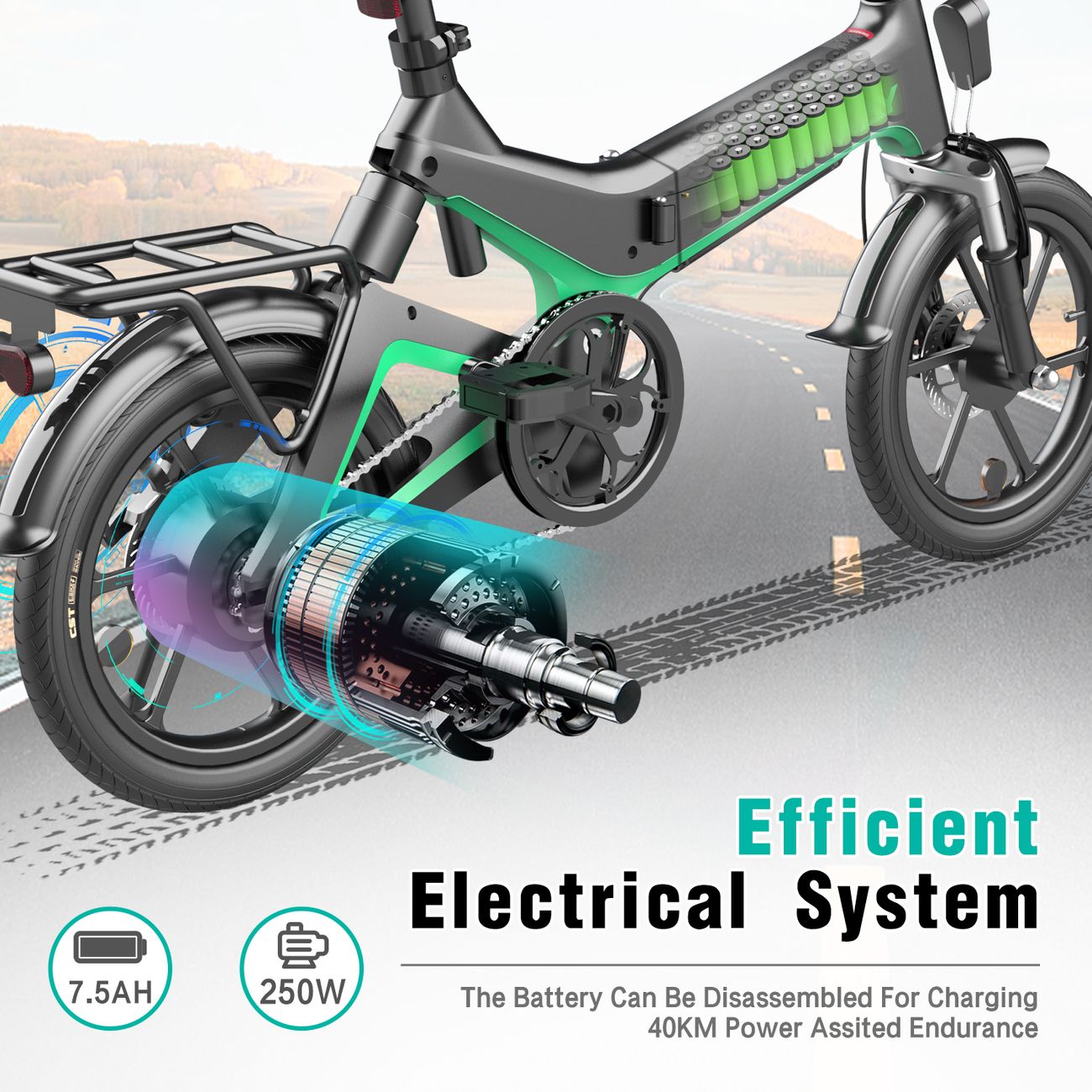 Vente: COOL&FUN HITWAY Vélo Électrique, Trottinette Scooters électriques  Scooter rapide batterie Li-ION pliable 7.5A E-Scooter pliable Noir  déstockage à prix réduit