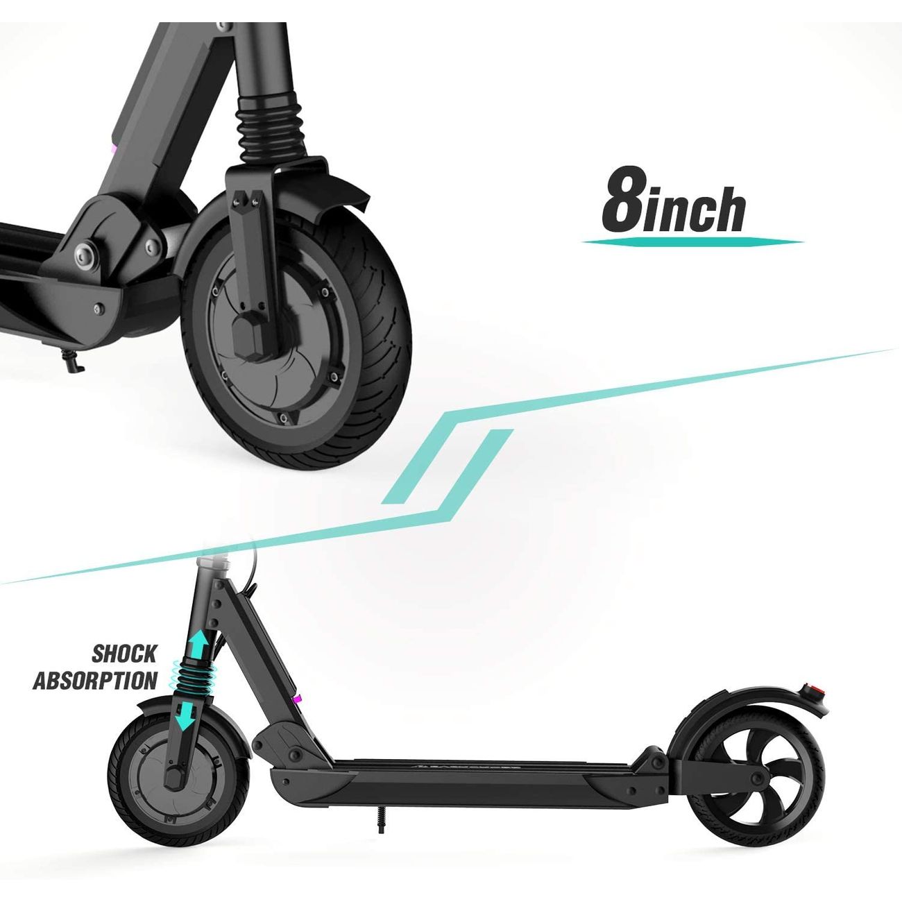 Rcb trotinette electrique adulte,scooter électrique avec grande